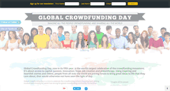Desktop Screenshot of globalcrowdfundingday.com