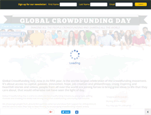 Tablet Screenshot of globalcrowdfundingday.com